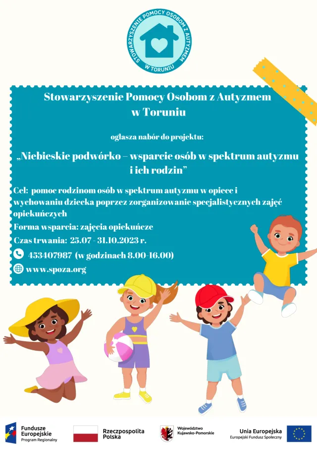 Niebieskie podwórko-wsparcie dla osób w spektrum autyzmu i ich rodzin